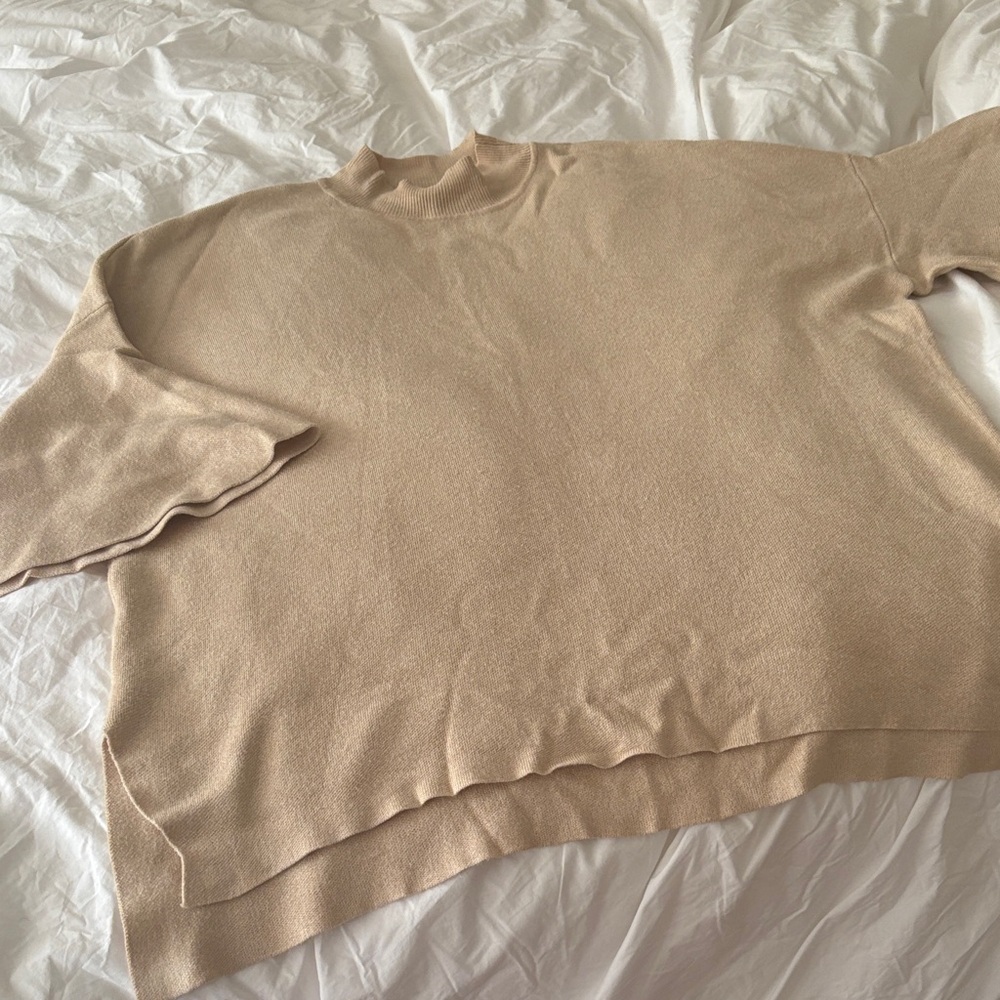 Elegant Cream Women's Sweater